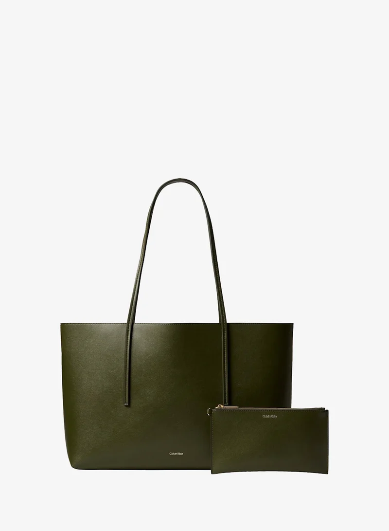 كالفن كلاين Foil Logo Tote Bag with Pouch